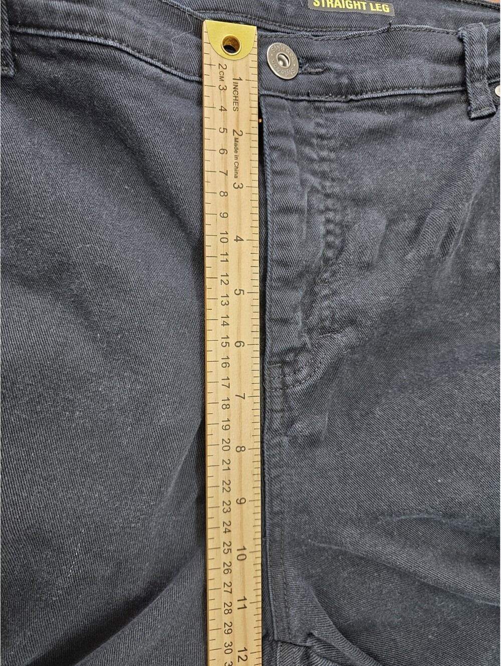 Style & Co Womens 20W Black Straight Leg Jeans Plus Size Stretch Denim Mid Rise - Picture 7 of 9